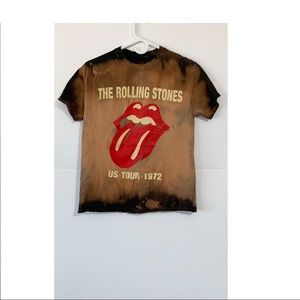 The Rolling Stones Distressed Bleached T-shirt